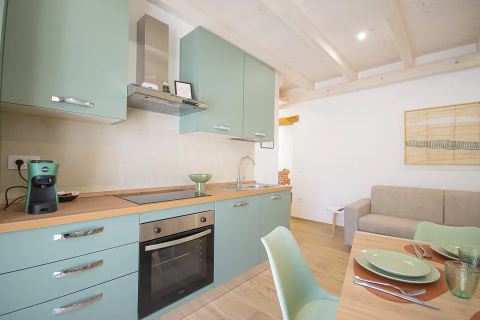 Cucina con forno