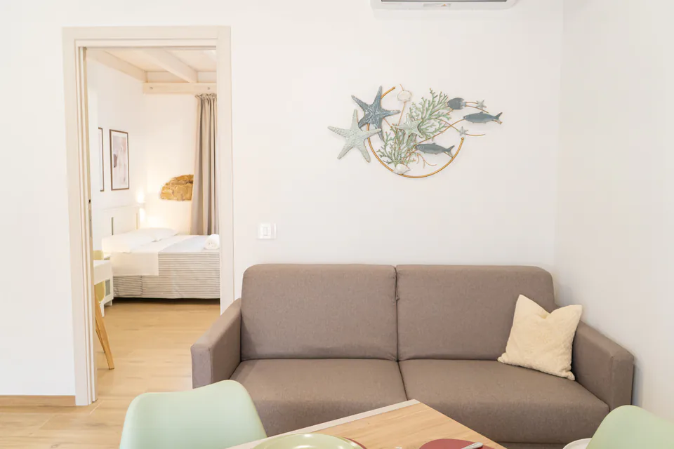 Divano letto in soggiorno