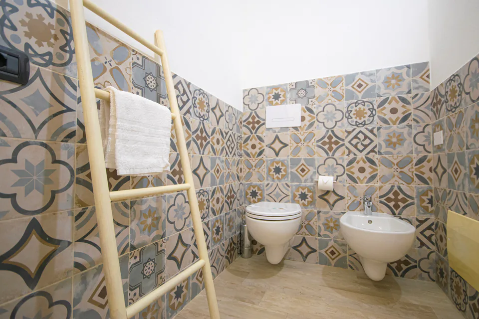 Il bagno della camera Mirto